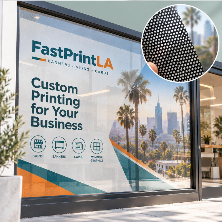Window Perforated Vinyl
